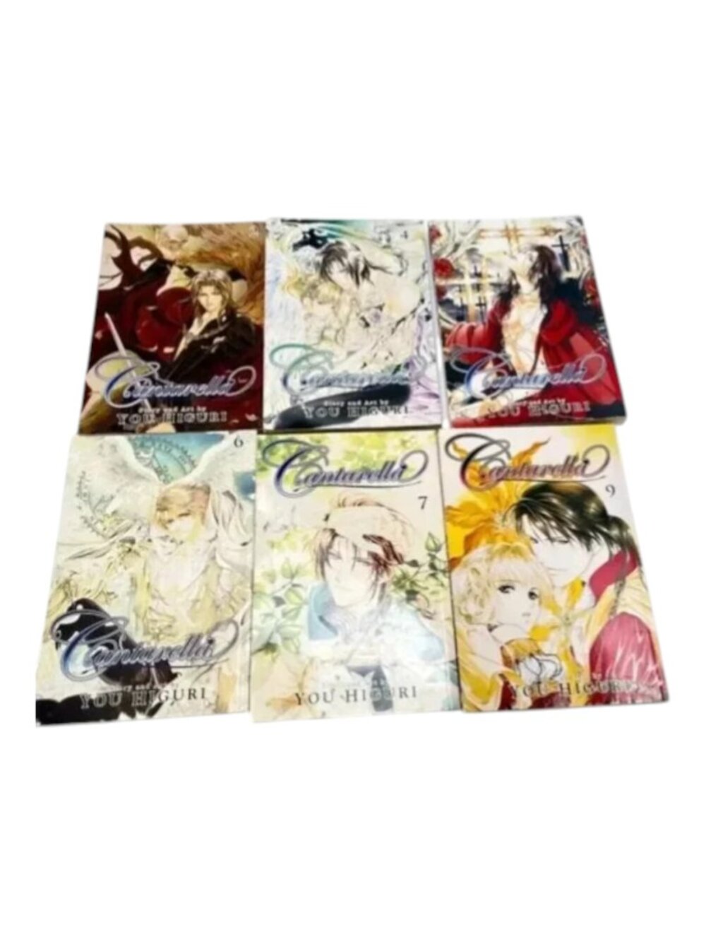 Canderella You Higuri Manga  English PB Lot 6 Vol 2 4 5 6 7 9‎ First Ed